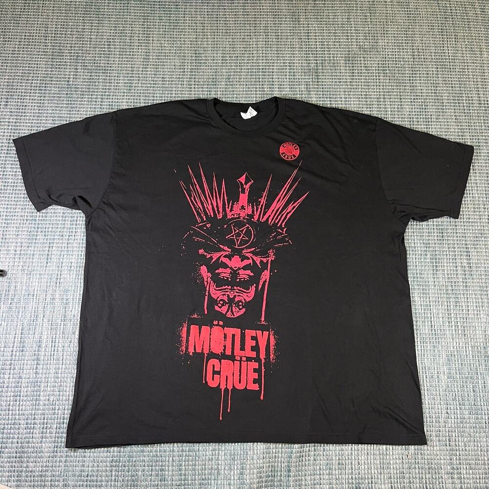 Mötley Crüe  The Future Is Ours Tour 2022 Black T Shirt Mens‎ Sz 3XL New